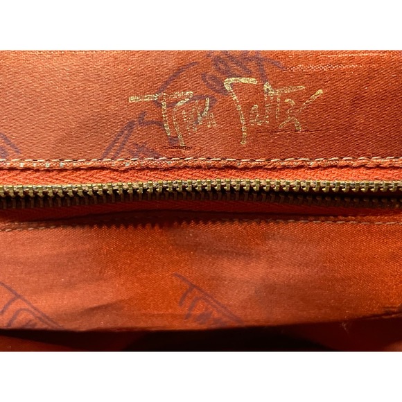 1970s Ruth Saltz Tan Leather Handbag - Picture 8 of 9